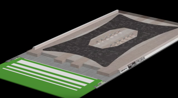 Grafische Darstellung der FUS3D Technology in den neuen Powder Boards von Capita.