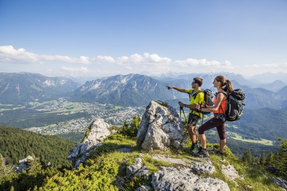 Ausblick über die Bergwelt von Bad Reichenhall