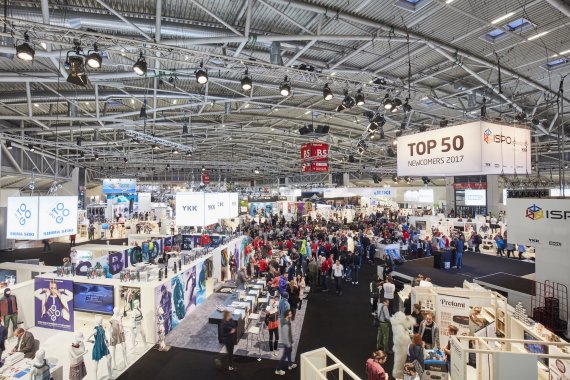 ISPO Brandnew stage in hall B5. 