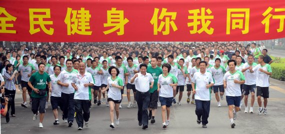 Laufen bewegt in China die Massen