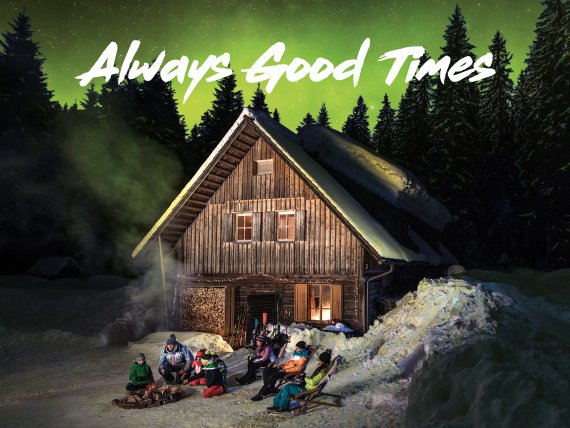 „Always Good Times“: Elan macht Anfängern wie Profis Lust aufs Skifahren.