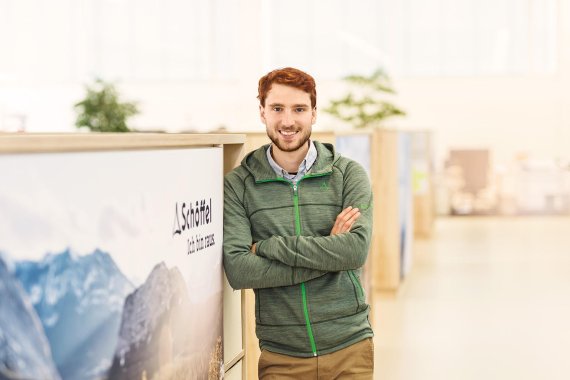 Der Mann für alle schweren Fälle: Ludwig Schuster, Leiter der Schöffel Service Factory.