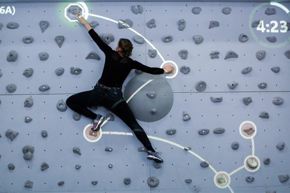 Climbing Wall at ISPO Beijing