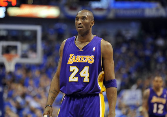 Kobe Bryant im Trikot der Los Angeles Lakers