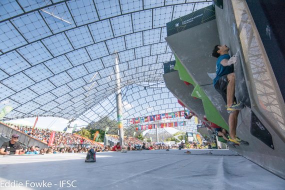 Mega-Kletter-Event in München: Im Olympiastadion finden der BWC und die Boulder-Europameisterschaften statt