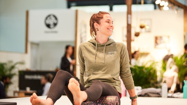 Sinah Diepold auf der ISPO Munich 2020