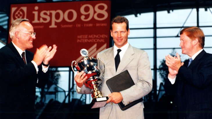 Boxweltmeister Henry Maske bei der ISPO CUP Preisverleihung.