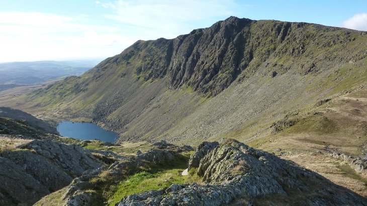 Pflege des 'Old Man of Coniston', UK.