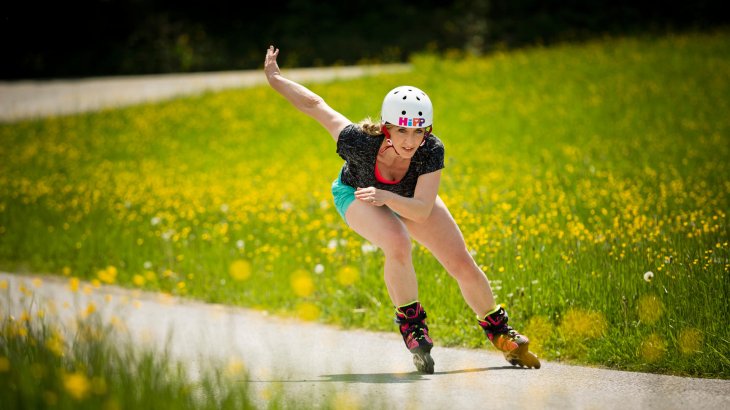 The way along the river Salzach is one of Anni Friesinger-Postma favorite tours.