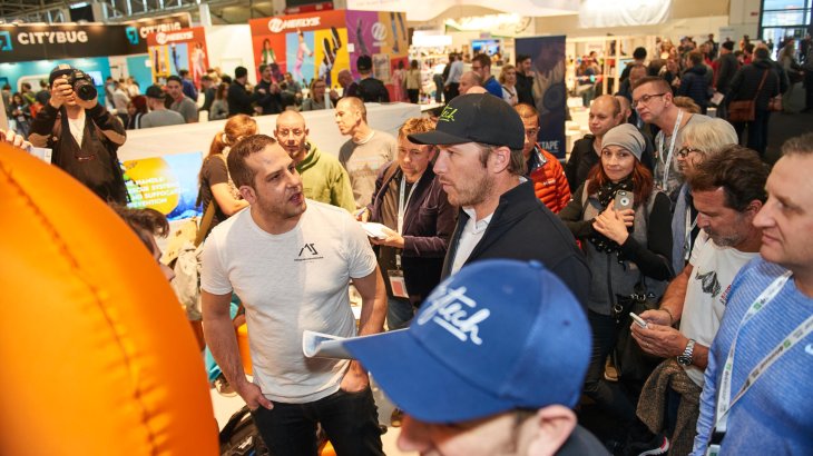 Bode Miller im ISPO BRANDNEW VILLAGE