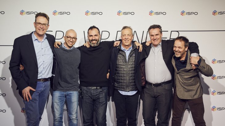 Thomas Lange (Leiter Vertrieb Keen), Perry Laukens (Marketing Direktor Keen), Selim Say, Casey Sheahan, John Jansen (Präsident EOG, Keen) und Rob Langstaff