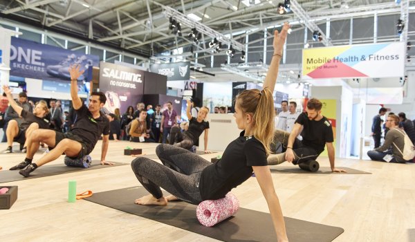 In den stark frequentierten Hallen A5 und A6 präsentieren die Aussteller im Health & Fitness Segment die Trends und Neuheiten bei Themen wie Body & Mind, Active Wear, Athleisure und Fitnessgroß- und kleingeräten. 