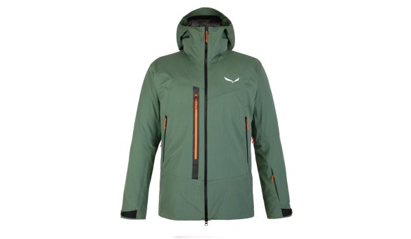 Das hochalpine Highlight der Winterkollektion 20/21 von Salewa: die komplett PFC-freie Stella Responsive Dreilagenjacke.