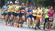 Beliebt: Running in China - hier beim Jilin Marathon.