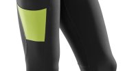 Die ¾ Tights gibt es auch in Black-lime