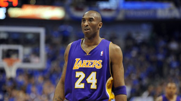 Kobe Bryant im Trikot der Los Angeles Lakers